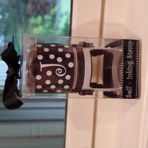 Mud Pie J initial stamp